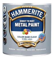Metalo dažai HAMMERITE SMOOTH FINISH, blizgūs, baltos sp., BC bazė, 2,35 l