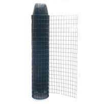 Tvoros tinklas, virintas, PVC, žalios sp., 100 x 75 x 2,2 mm x 1,0 x 25 m