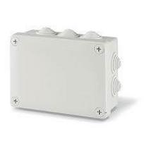 Paviršinė instaliacinė dėžutė CUBIK, IP55, 120 x 80 mm, su sandarikliais