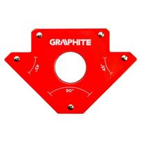 Magnetinis suvirinimo kampas GRAPHITE, išlaikomas svoris 34,0 kg, 45°/90°