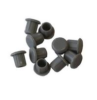 Medsraigčių dangteliai, 5 x 8 mm, plastikinis, pilkos sp., 10 vnt.