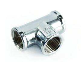 Žalvarinis chrom. trišakis GENERAL FITTINGS, 1/2"