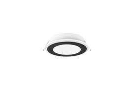 Įleidžiamas LED šviestuvas TRIO AURA, 10 W, 3000 K, 1040 lm, 2 šviesos šaltiniai, juodos sp., Ø15 cm