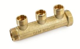 Žalvarinis kolektorius GENERAL FITTINGS, 1"x 1/2", 2-jų žiedų