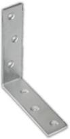 Montavimo kampas, 40 x 40 x 15 x 1,5 mm, cinkuotas 50 vnt.