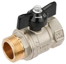 Rutulinis ventilis GENERAL FITTINGS, 1/2", vid/išor, trumpa rankena