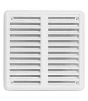 Plastikinės ventiliacijos grotelės VM150150K, 150 x 150 mm, klijuojama