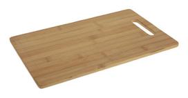 Bambukinė pjaustymo lentelė su rankena EXCELLENT HOUSEWARE, 40 x 25 x 1 cm