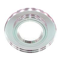 Įleidžiamasis šviestuvas STRUHM RIANA, 1xGU10 + LED RGB, max 50 W, chromo sp., Ø11,1 cm