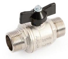 Rutulinis ventilis GENERAL FITTINGS, 1/2", išor/išor, trumpa rankena