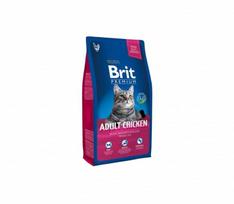 Sausas ėdalas suaugusioms katėms BRIT PREMIUM su vištiena, 1,5 kg