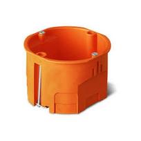 Vienvietė instaliacinė dėžutė į gipso kartoną Vilma, 68x45,5mm, 560 °C, IP20, oranžinės sp