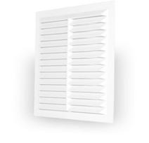 Plastikinės ventiliacijos grotelės D140W, 140 x 140 mm, klijuojamos