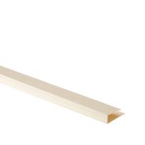 PVC dailylentės pradžios profiliuotis J-143 (302, 318), 3 m ilgio