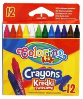 Vaškinės kreidelės COLORINO KIDS Crayons, 12 spalvų
