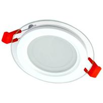 Įleidžiamas stiklinis LED šviestuvas VESTALIGHT, 3000 K, 6 W, 407 lm, IP40, Ø9,7 cm