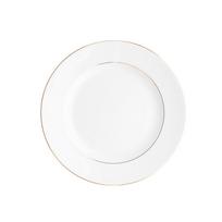 Porcelianinė desertinė lėkštė MariaPaula Classic Gold, baltos sp., ø 17 cm