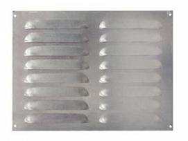 Metalinės ventiliacijos grotelės MR2628Zn, 260 x 280 mm, cinkuotos
