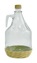 Vyno butelis krepšelyje su rankena BIOWIN Dama, 5 l