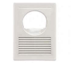 Plastikinės ventiliacijos grotelės - adapteris NA12, 250 x 180 mm, DN120-125