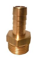 Žalvarinis žarnos antgalis GF, 1/4"x 8 mm, išor. sr.