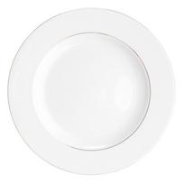 Porcelianinė pietų lėkštė MariaPaula Classic Gold, baltos sp., ø 26 cm