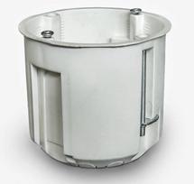 Vienvietė pagilinta dėžutė į gip. kartoną, 63x71mm, 850° C, IP20, su varžt., baltos sp