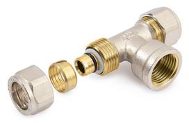 Užveržiamas trišakis GENERAL FITTINGS, DN16 x 1/2, vid. sr.