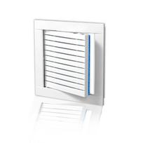 Plastikinės ventiliacijos grotelės-durelės HR1520, su filtru, 150 x 200 mm