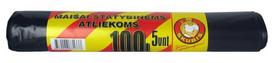 Šiukšlių maišai statybinėms atliekoms SKUBIS, juodos sp., 80 mikr., 100 l, 5 vnt.