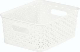 Plastikinis krepšys CURVER MY STYLE, baltos spalvos, h10 x 25,5 x 19,6 cm, 8 L