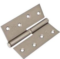 Durų lankstas 184, 120 x 82 x 2,5 mm, dešininis, durims be užlaidos, matinio chromo sp.