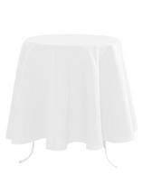 Staltiesė NELSON Nappe Ronde, baltos sp., Ø 180 cm, 100% poliesteris