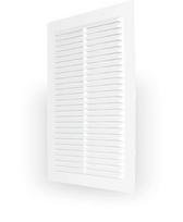 Plastikinės ventiliacijos grotelės MV125-1S, 170 x 238 mm, klijuojama