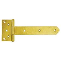 Vartų lankstas ZB150, 150 x 45 x 90 x 3,0 mm, universalus, geltonai cinkuotas