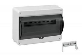 Virštinkinis skydelis, 12 modulių, IP40, dūminis stiklas