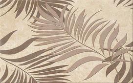 Dekoratyvinė plytelė COMMO CAPPUCINO DECOR LEAVES, 25 x 40 cm