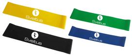 Juostų rinkinys mankštai SVELTUS AEROBIC LATEX BANDS professional, 4 vnt.