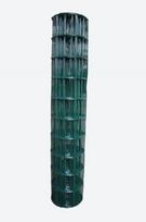 Tvoros tinklas EUROFENCE STRONG, virintas, PVC, žalios sp., 100 x 50 x 2,5 mm x 1,8 x 25 m