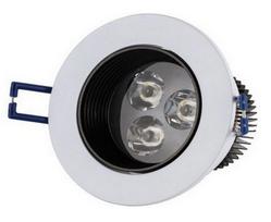 Įmontuojamas LED šviestuvas TOPE ANDA, 3W, 209 lm, 3500K, IP40, baltos sp., apvali f.