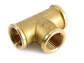 Žalvarinis trišakis GENERAL FITTINGS, 3/8"
