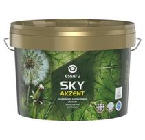 Lubų dažai ESKARO AKZENT SKY, visiškai matiniai, baltos sp., 2,7 l