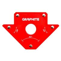 Magnetinis suvirinimo kampas GRAPHITE, išlaikomas svoris 22,7 kg, 45°/90°