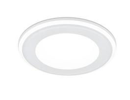 Įleidžiama LED panelė TRIO AURA, 10 W, 1040 lm, 3000 K, baltos sp., ø14,5 cm