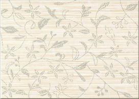 Dekoratyvinė plytelė TANAKA CREAM INSERTO FLOWER, 25 x 40 cm