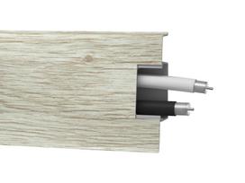 Grindjuostė MACK 135, Platinos ąžuolo sp., 60 mm aukščio, 2,5 m ilgio