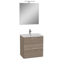 Vonios baldų komplektas VITRA MIA su LED 60, 60 x 38 x 59,5 cm, ąžuolo