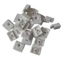 Veidrodžio laikiklis, 17 x 16 x 7,2 mm, baltos sp. 20 vnt.