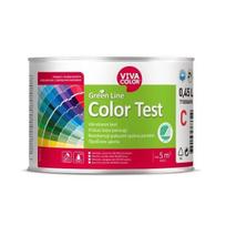 Sienų dažai VIVACOLOR GREEN LINE COLOR TEST, matiniai, baltos sp., A bazė, 450 ml