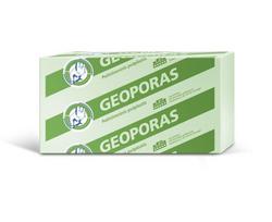 Polistireninio putplasčio plokštė GEOPORAS EPS100 frezuota, 100 x 500 x 1000 mm